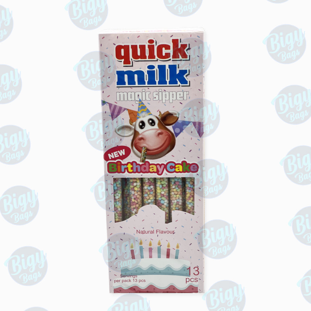 13 Quick Milk Magic Sipper - Birthday cake