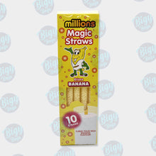 Load image into Gallery viewer, 10 Magic Straw - Millions Banana _Pack of 12
